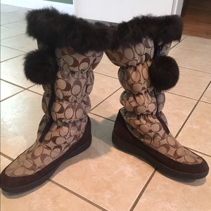 Authentic Coach Snow Boots