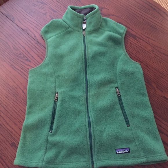 Green fleece Patagonia Vest