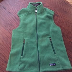 Green fleece Patagonia Vest