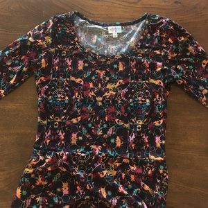 NWOT LuleRoe Floral Ana Dress