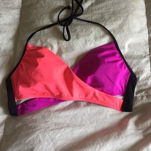 Victoria's Secret PINK Neon Purple Bikini Swim Top