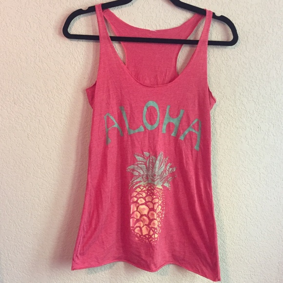 Aloha Pineapple Racerback Tank