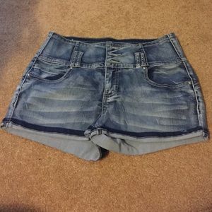 Almost famous high waisted shorts size 13