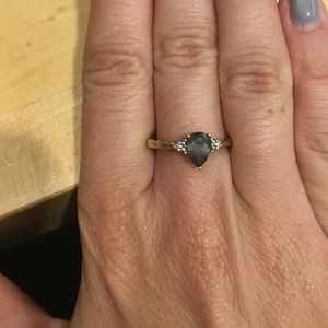 Mystic Topaz and Diamond Ring