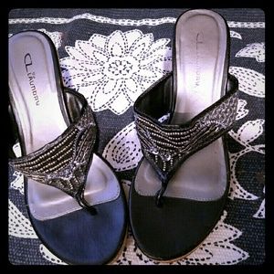 Dressy wedge shoes