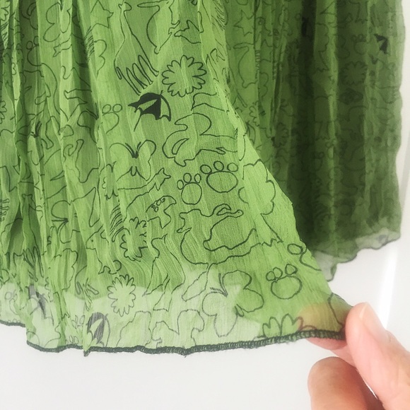 Arnold Palmer Vintage Silk Chiffon Skirt S - Picture 4 of 4