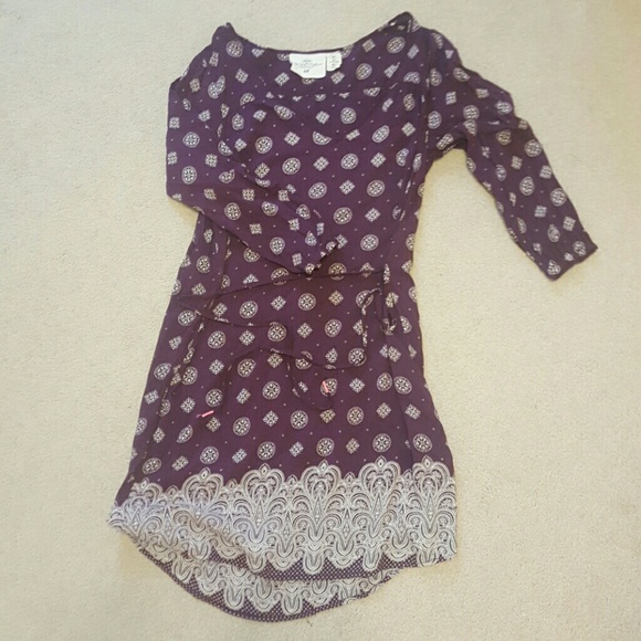 H&M Printed V-Neck Dress