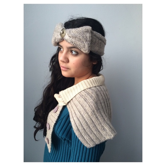 Cow neck scarf & Headband - Picture 2 of 4