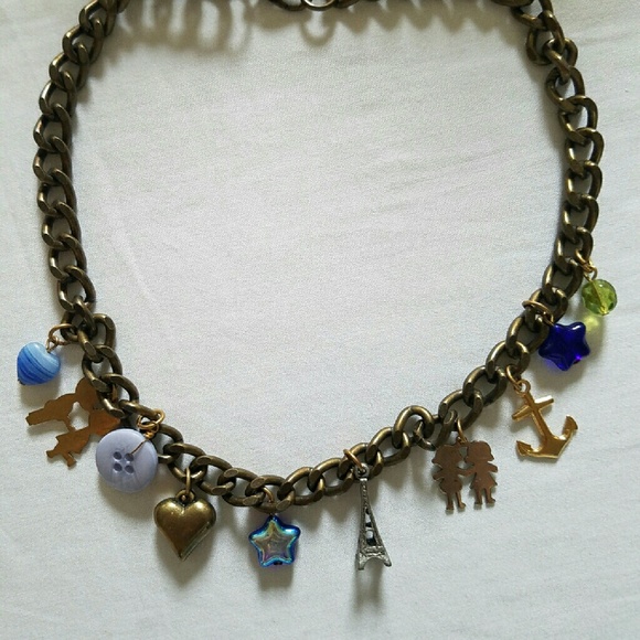 Chain Charm Choker