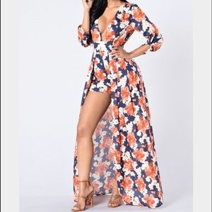 Fashion Nova Floral Romper