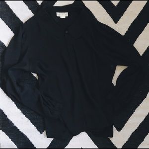 Ship & Shore » Sheer Black Blouse
