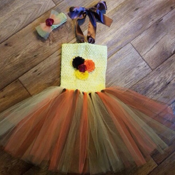 Fall Tutu Dress & Headband Set