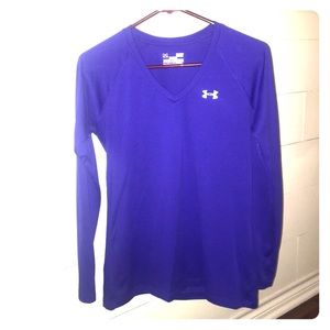 Under Armour Semi-Fitted L/S V-neck Size Small