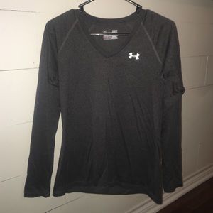 Under Armour Semi Fitted L/S V-Neck Size Small
