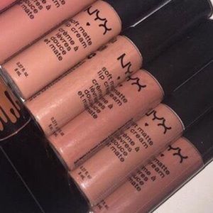 6 Nyx lipsticks
