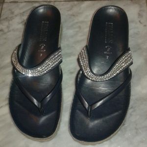 Italian Shoemakers Wedge Sandals Size 7 - Italy