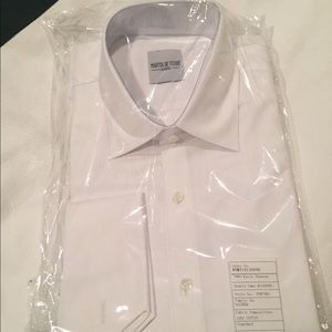 NWT custom white dress shirt.