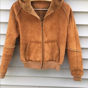 UGG Suede Bomber Jacket