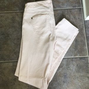 Cream/Blush colored jeggings