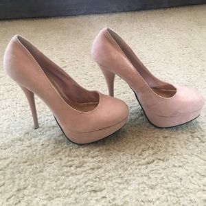 Nude stilettos