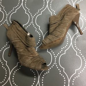 Nine West peep toe booties