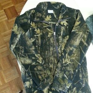 Youth Columbia Fleece Camo Jacket Size XL