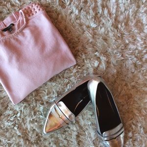 Silver Metallic Forever 21 flats