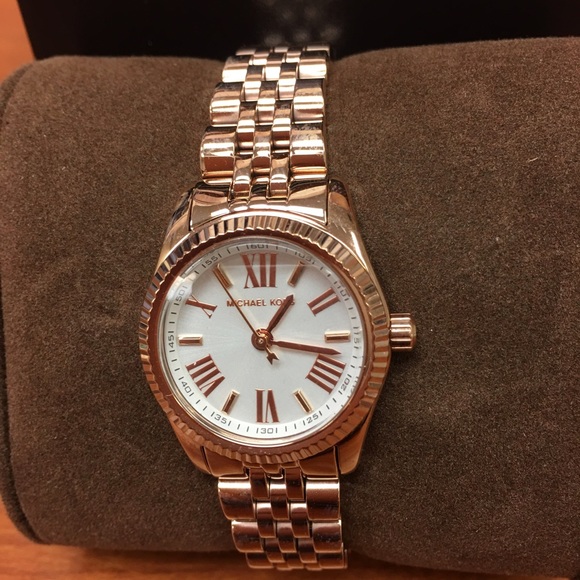 Rose gold Michael Kors watch
