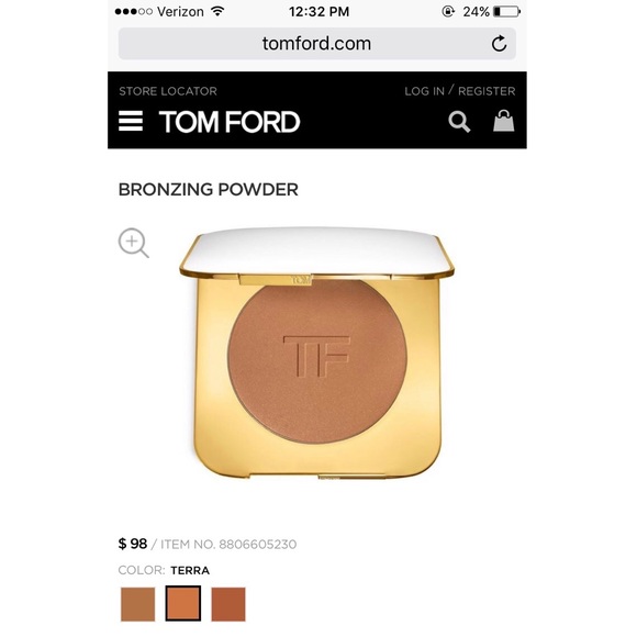 TOM FORD Large Bronzing Powder Bronzer in Terra
