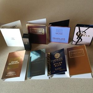 Mini collection of sample perfumes