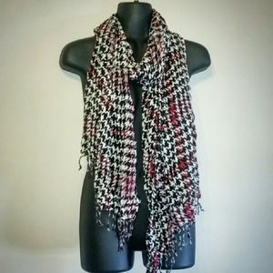 Houndsooth Scarf by The Limited