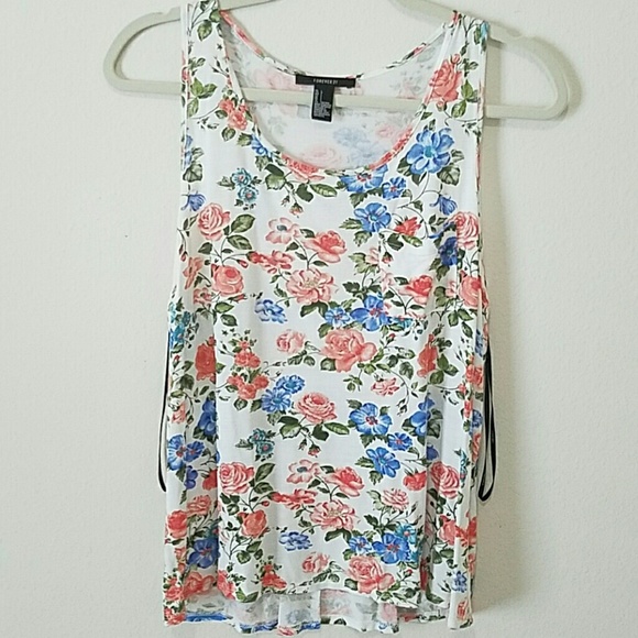 Flower print Forever 21 tank top