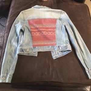 American Eagle Denim Jacket with Back Details