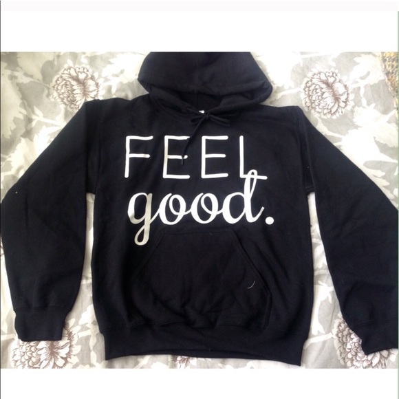 GRAY FEEL GOOD HOODIE - brand new - Picture 3 of 3