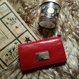 Red Liz Claiborne Wallet