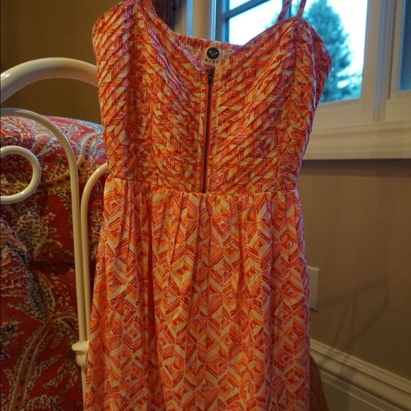 Orange dress