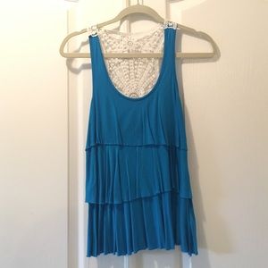 Blue tank top