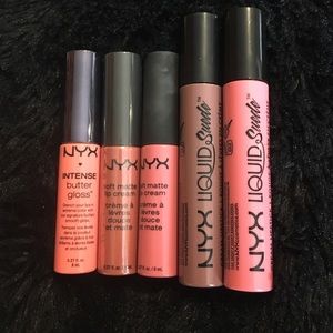NYX Lipsticks and Glosses