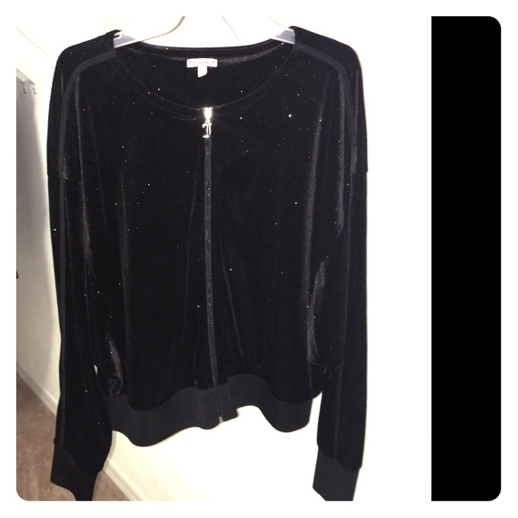 Juicy Couture black Sparkly jacket