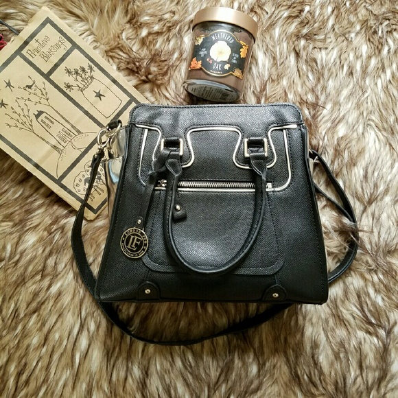 Black and Silver London Fog Bag