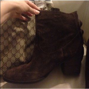Brown Sam Edelman booties Size10 Never worn