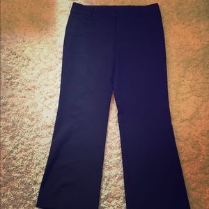 Ann Taylor Loft Black Size 12 Julie Trouser Pants
