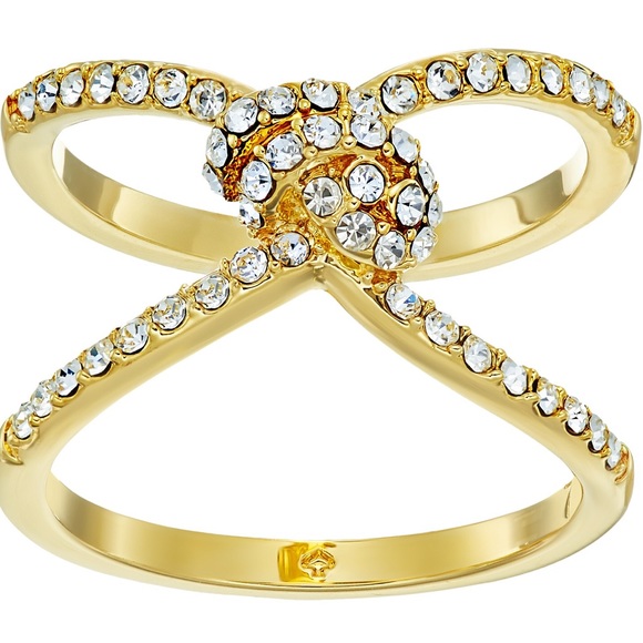 Kate Spade Infinity & Beyond Pave Knot Ring