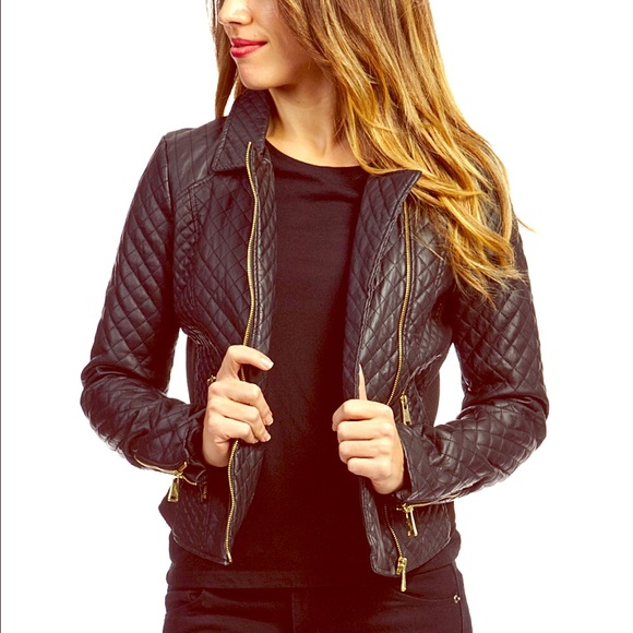 Quilted Leather Jacket