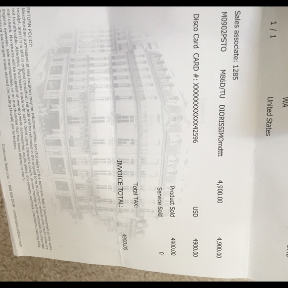 Brand new never worn Christian Dior diorissimo bag - Picture 4 of 4