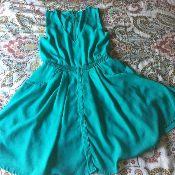 Turquoise Dress