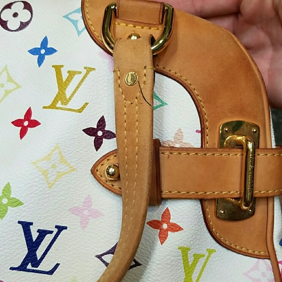 Louis Vuitton Claudia Multicolor Satchel Purse