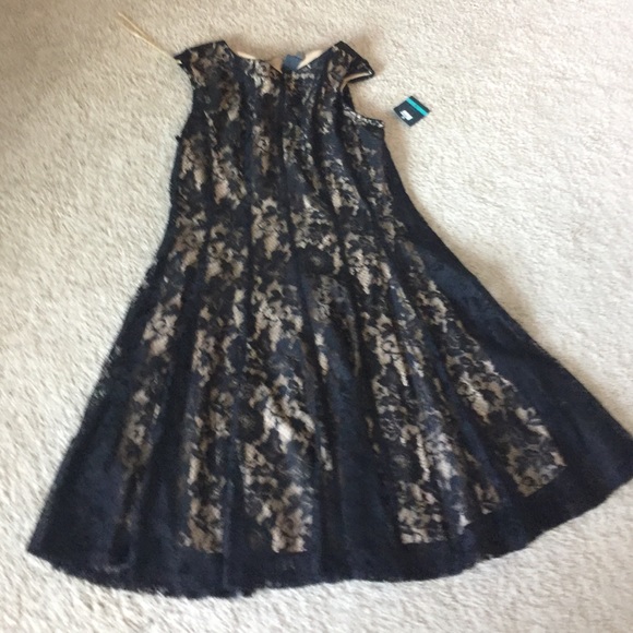 Black lace dress. 30" from under arm.