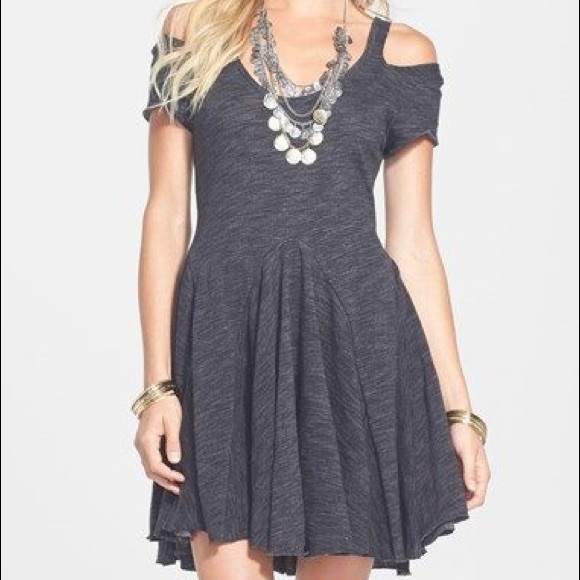 Free People Cold Shoulder Mini Dress
