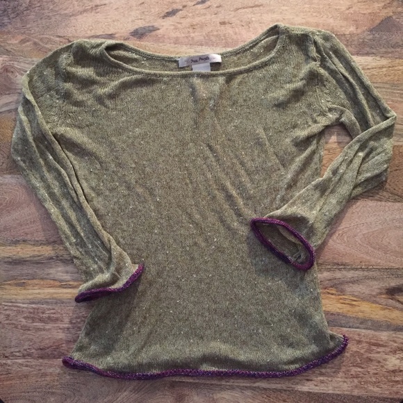 Free People sheer blouse